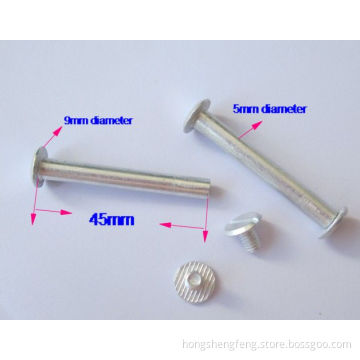 Factory Supply Aluminum Chicago Binder Post and Screws